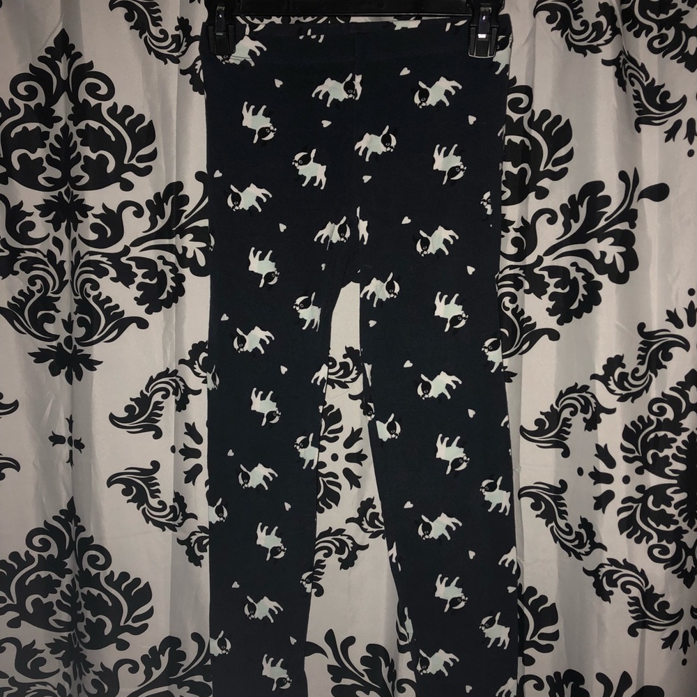 Forever 21 Pajama Bulldog Leggings